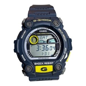 Casio G-Shock G7900 Tough Solar Digital Watch Navy Yellow WR200M
